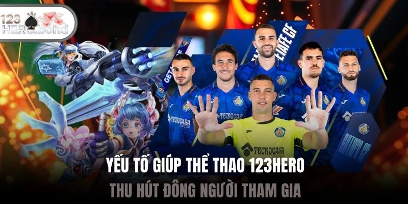 Yếu tố giúp thể thao 123hero thu hút đông người tham gia